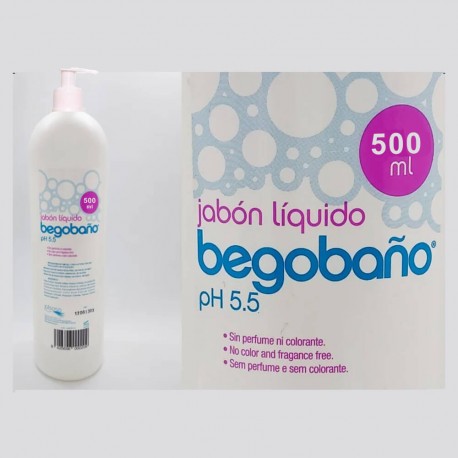 jabon liquido begobaño con dosificador 500 ml ( bjt-500)
